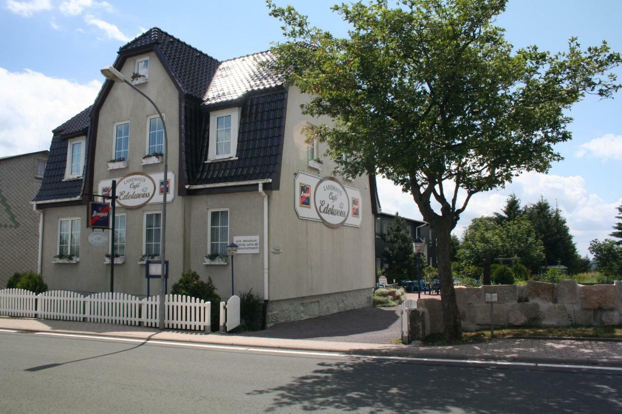 Landhaus Edelweiss Bed&Breakfast - Adults Only Neustadt am Rennsteig Exterior photo